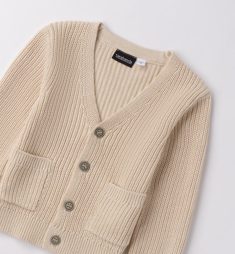 Cardigan per bambino BEIGE-0172