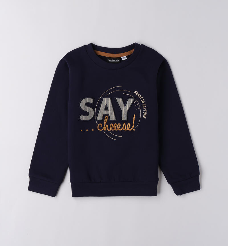 Felpa bambino Sarabanda NAVY-3854