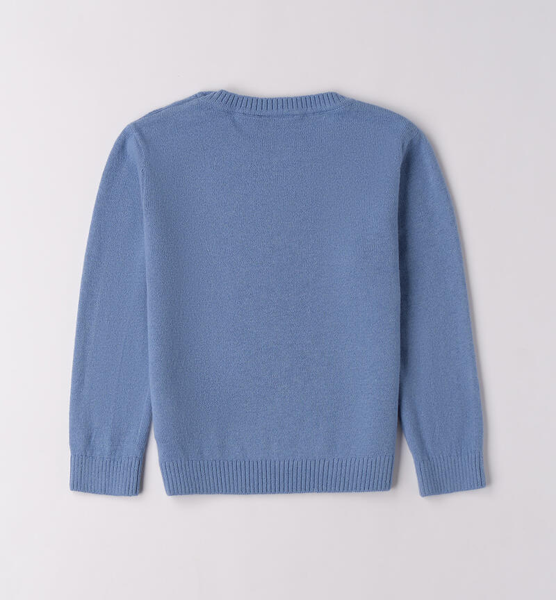 Maglione da bambino AZZURRO-3762