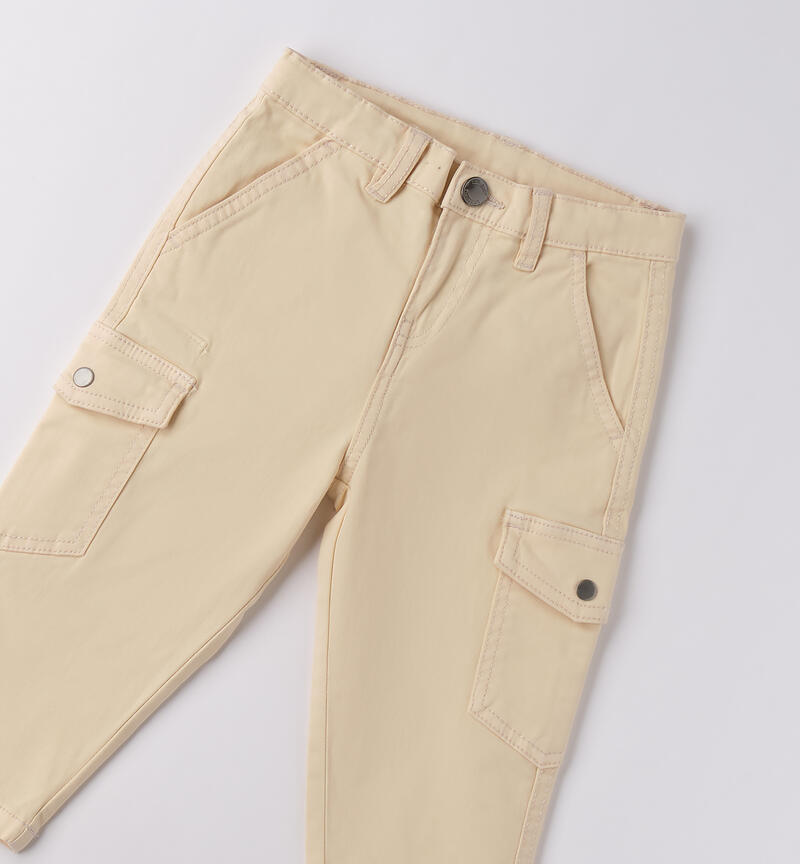 Pantaloni Sarabanda per bambino ECRU'-0164