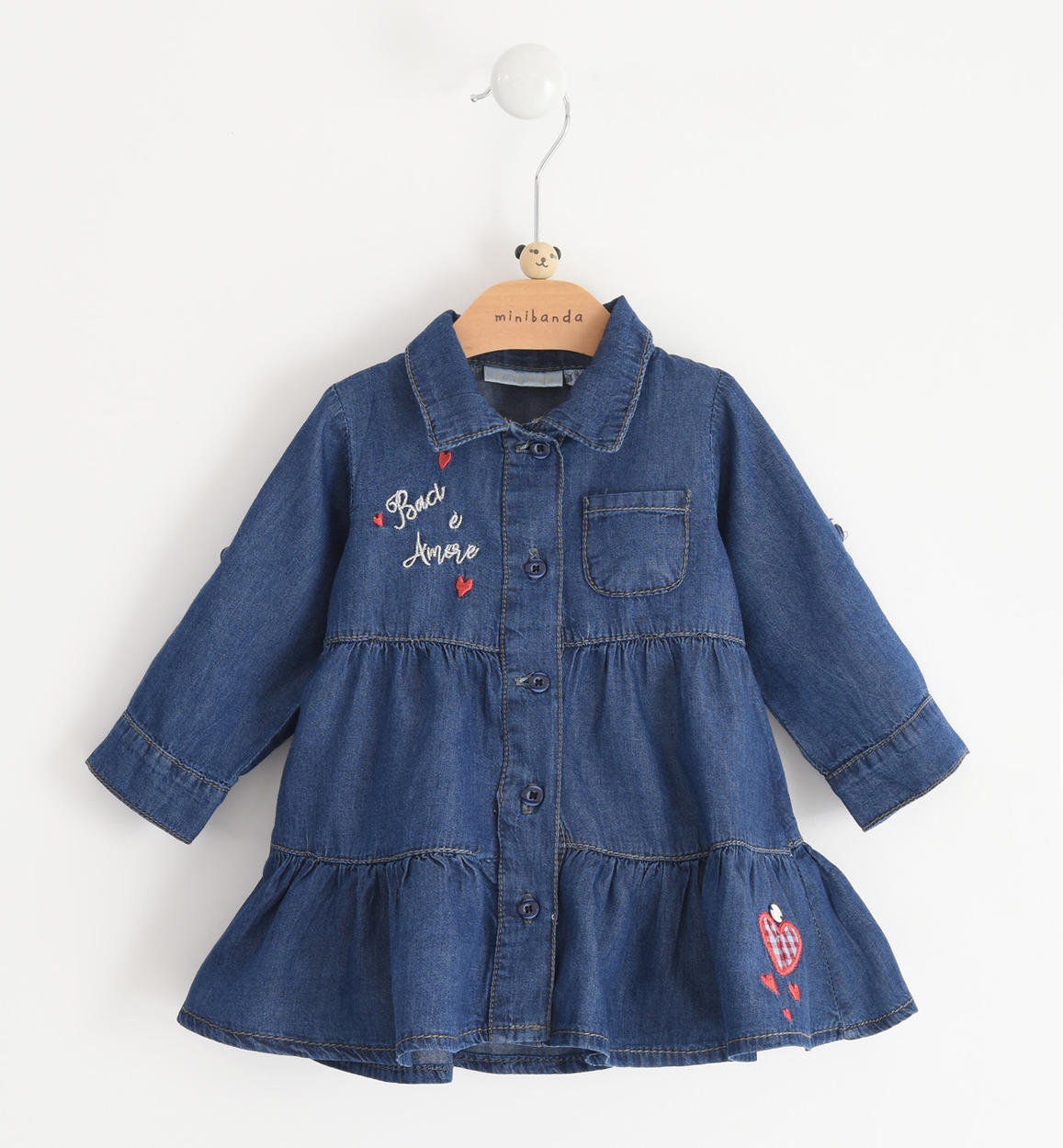 denim baby girl dress