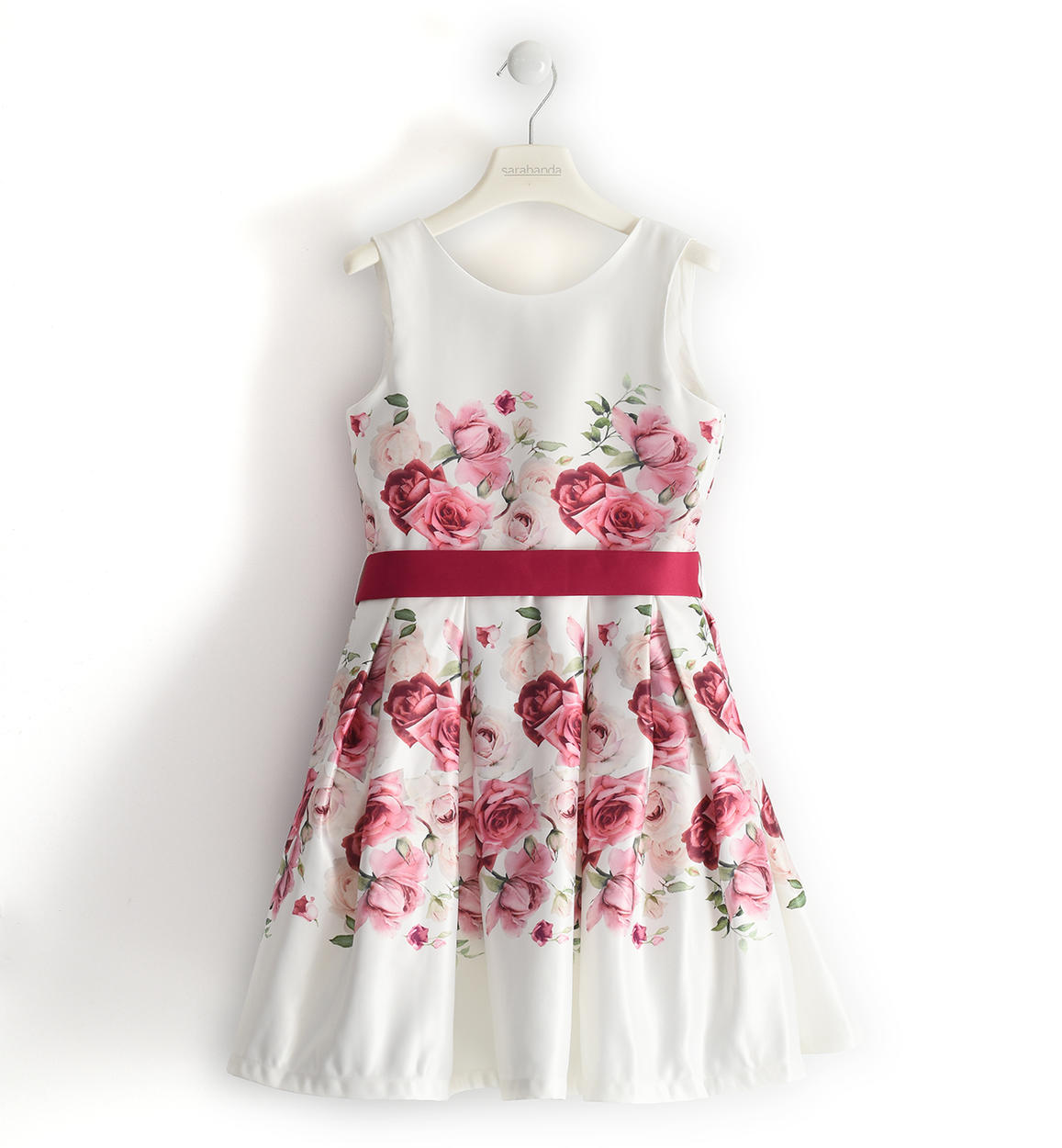 Abito cerimonia bambina fantasia floreale - Sarabanda