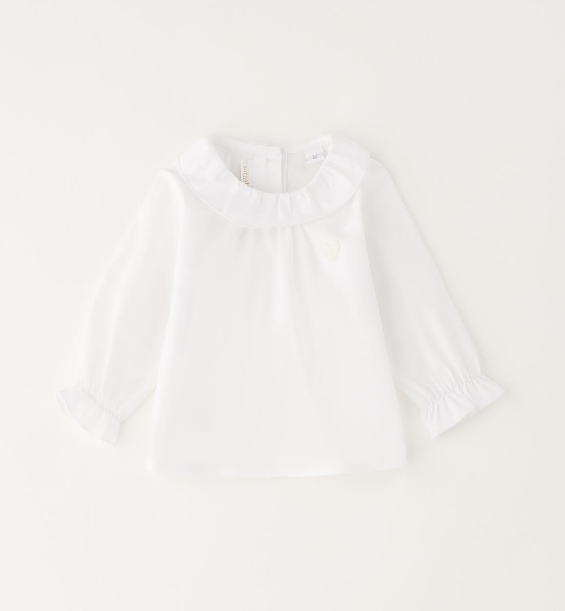 Camicia bianca bimba BIANCO