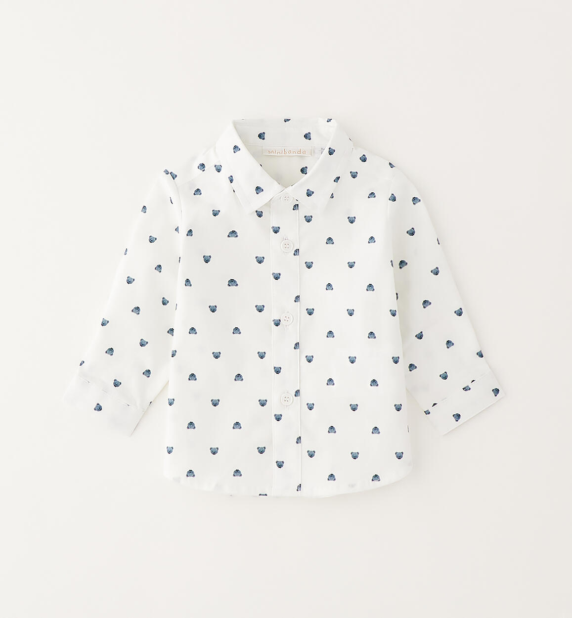 Camicia neonato Minibanda BIANCO