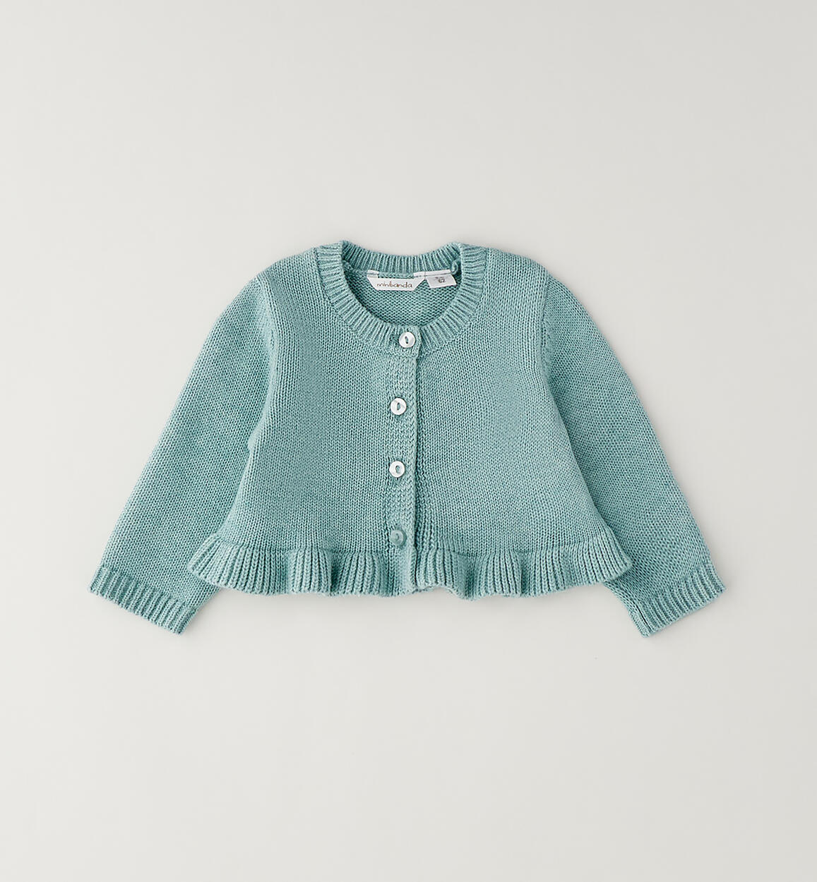 Newborn baby girl cardigan GREEN