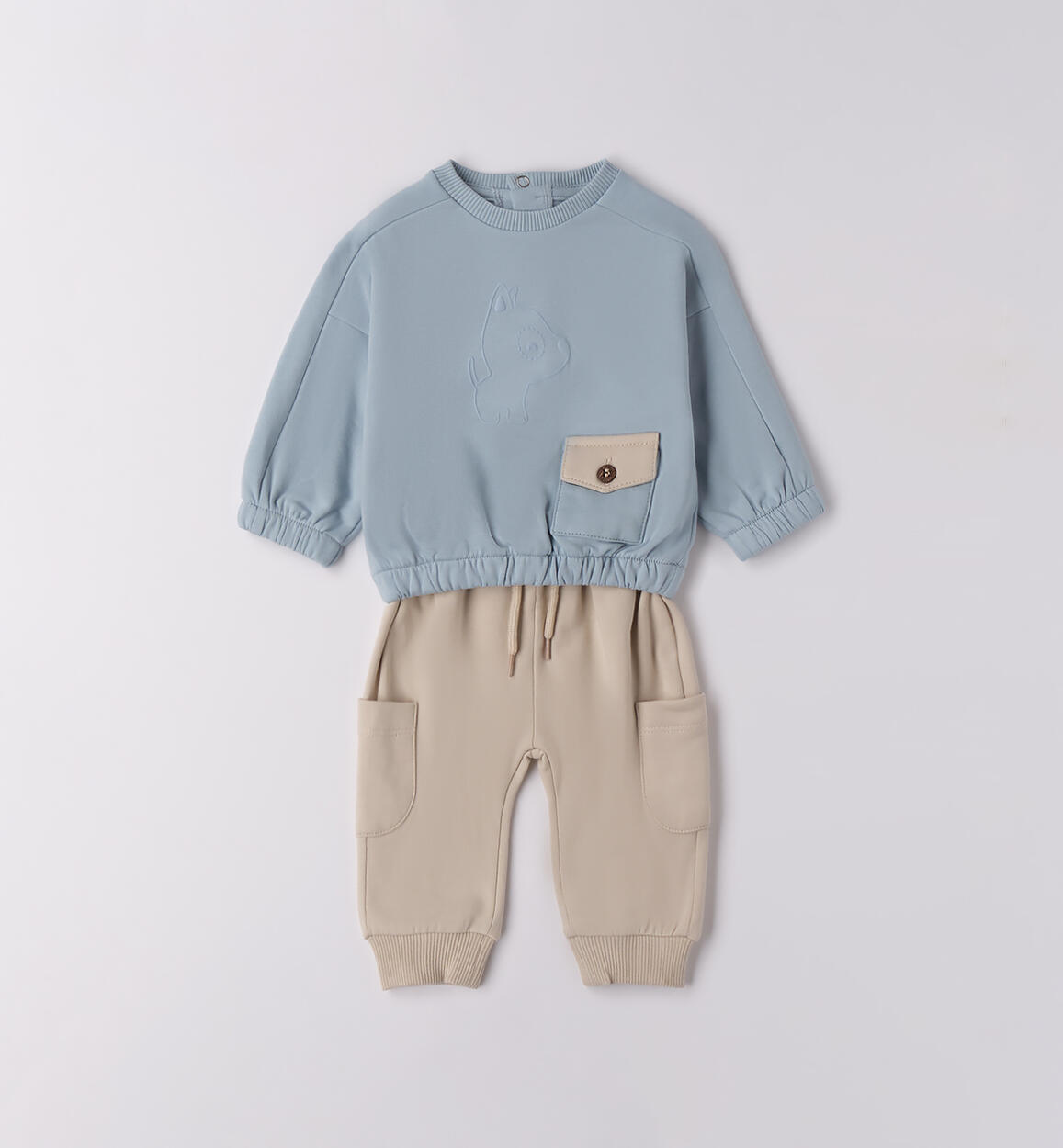 Completino sportivo neonato AZZURRO