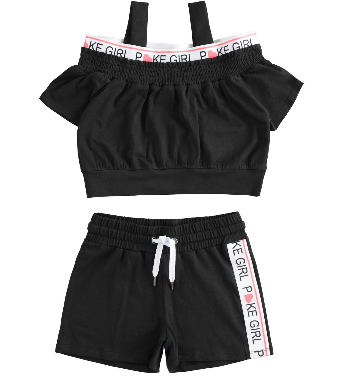 Completo bambina sportivo canotta e shorts - Sarabanda
