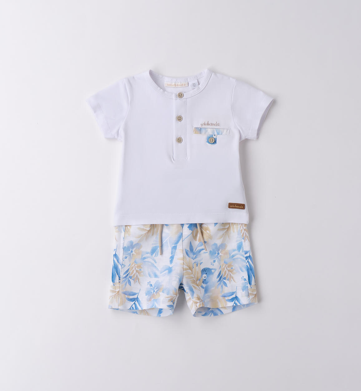 Completo estivo neonato BIANCO