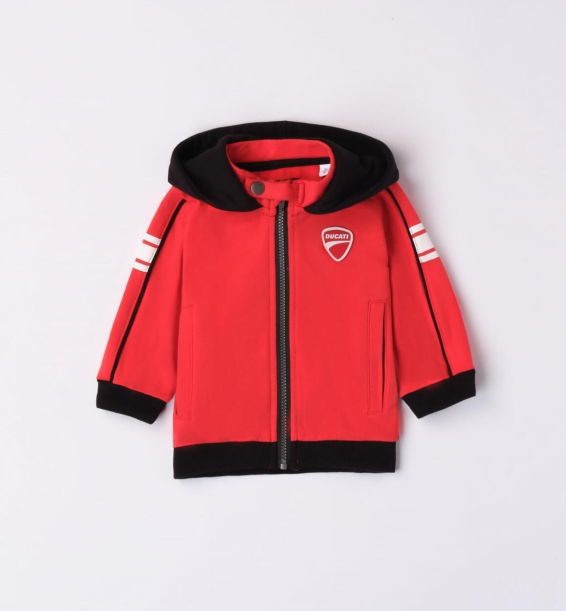 Felpa con cappuccio bimbo Ducati ROSSO