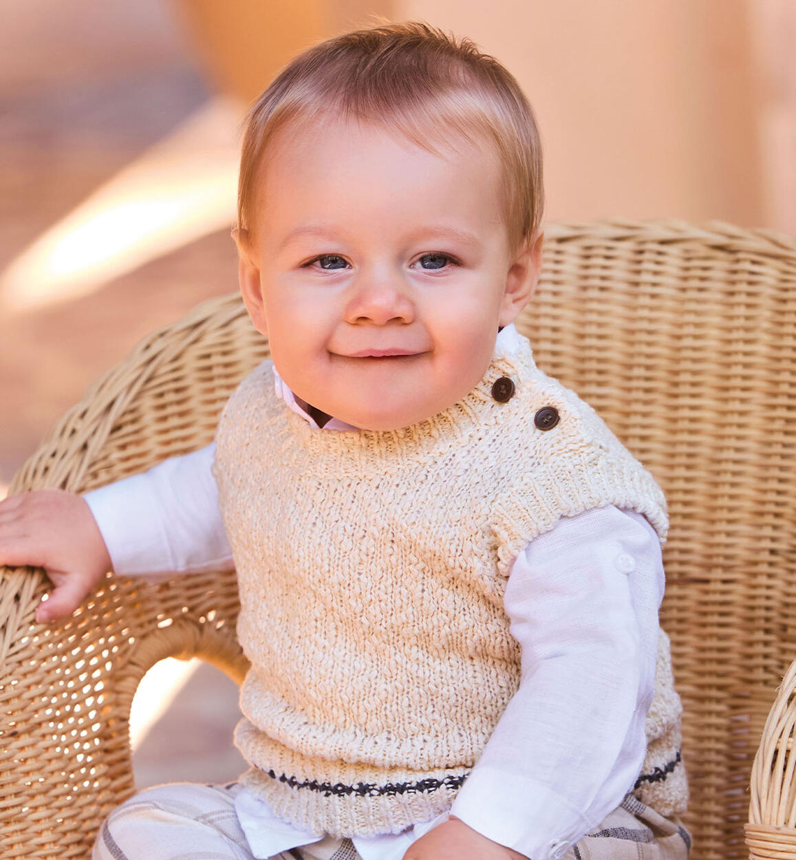 Minibanda baby vest BEIGE