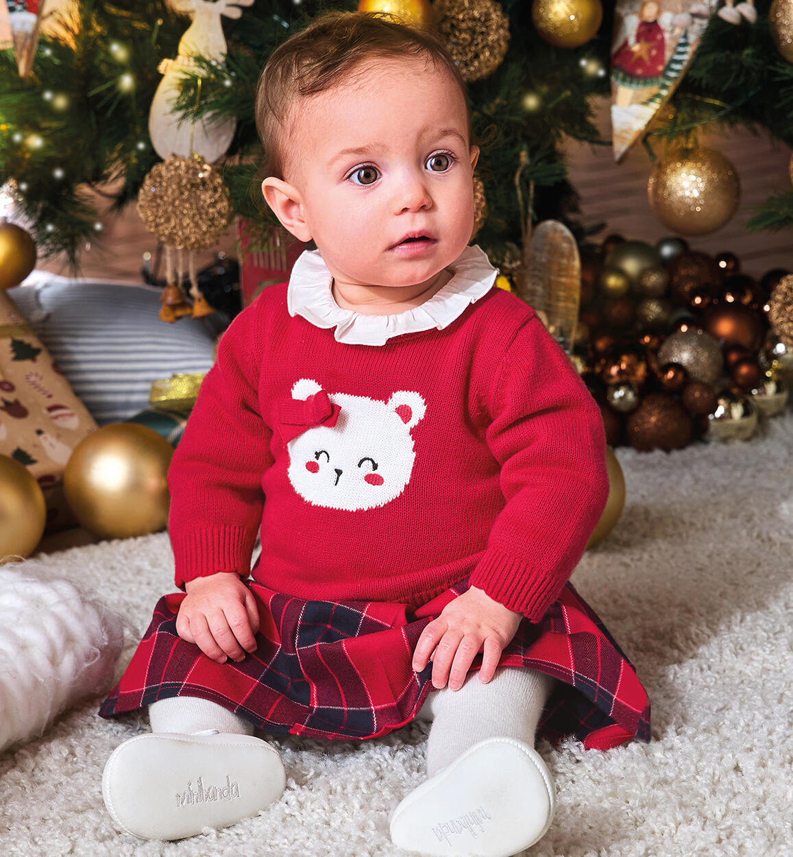 Skirt for baby girl RED