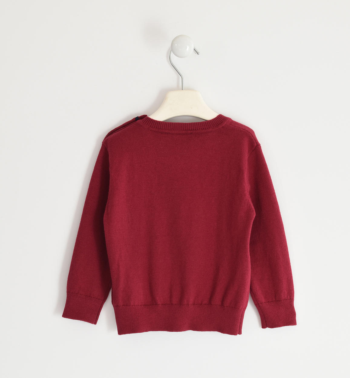 Maglia girocollo in tricot con simpatico cane - Sarabanda