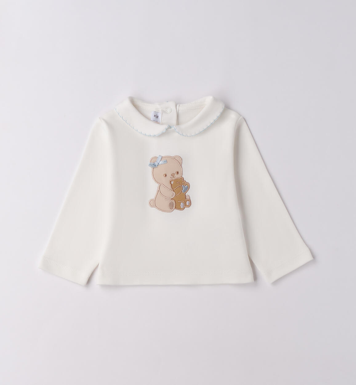 Maglietta per bimba neonata PANNA