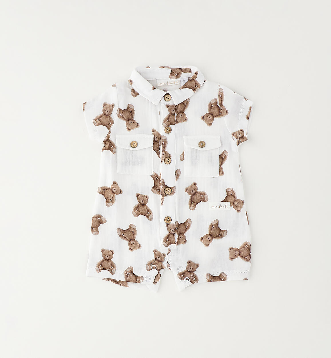 Pagliacetto neonato Minibanda BIANCO