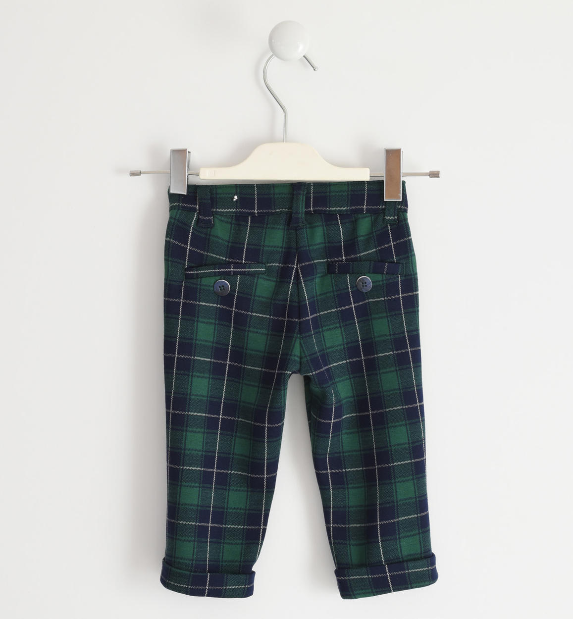 baby boy check trousers