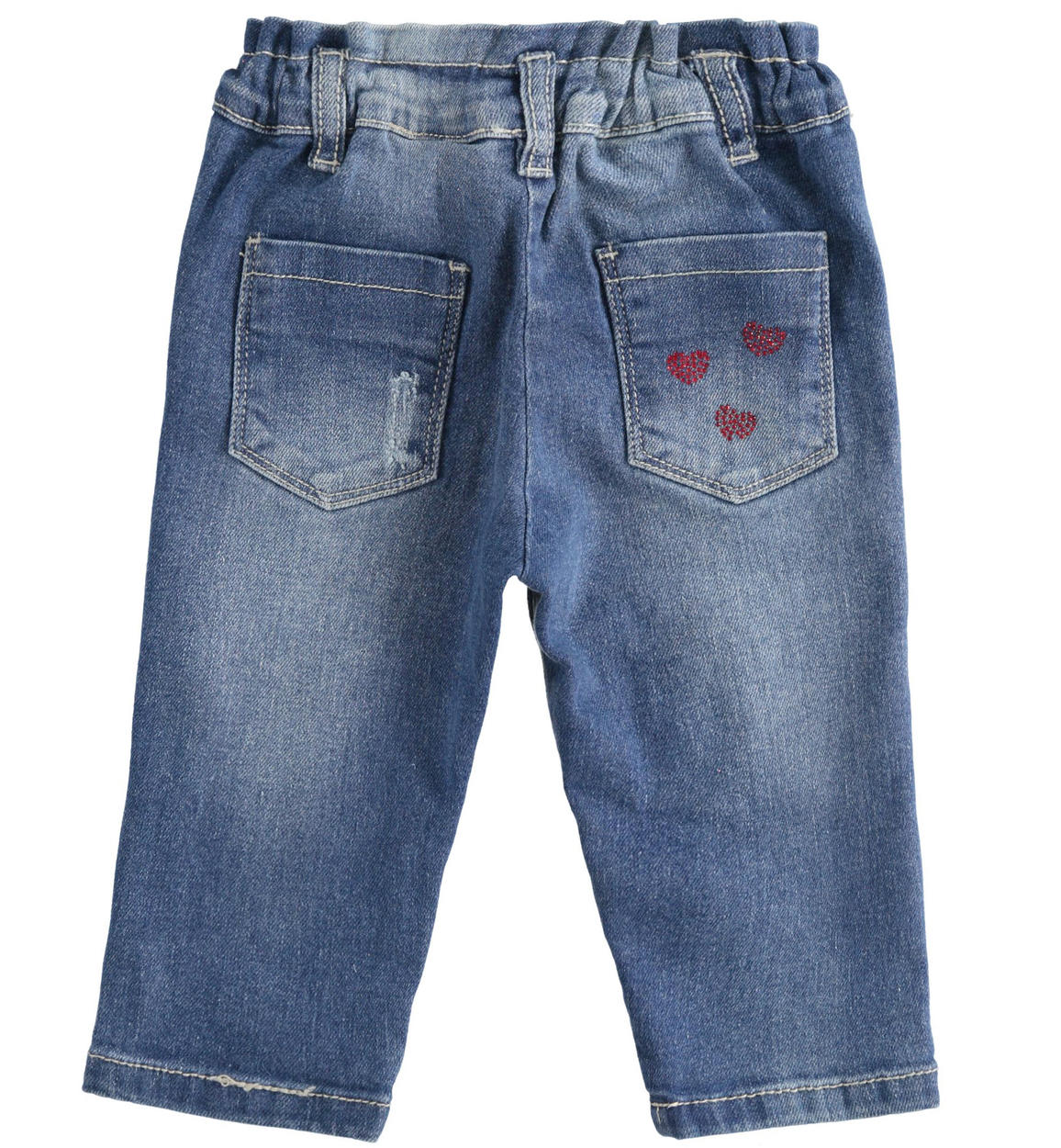 Pantalone in denim di cotone organico - Sarabanda