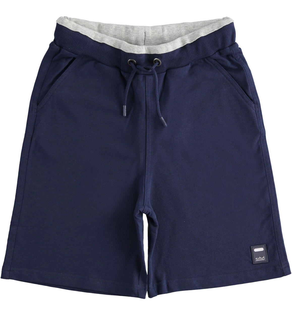 Pantaloni corti bambino 100% cotone modello basket - Sarabanda