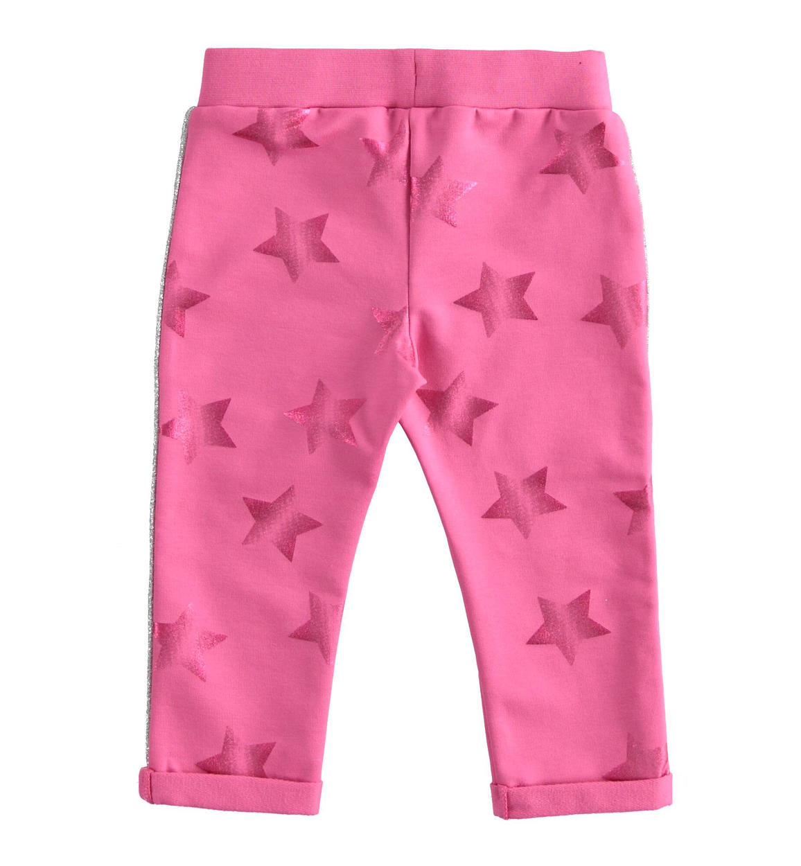 Pantaloni tuta bambina con stampa stelle - Sarabanda