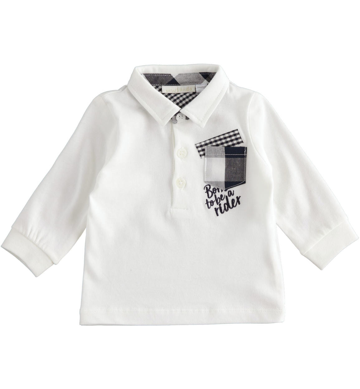 baby boy white polo