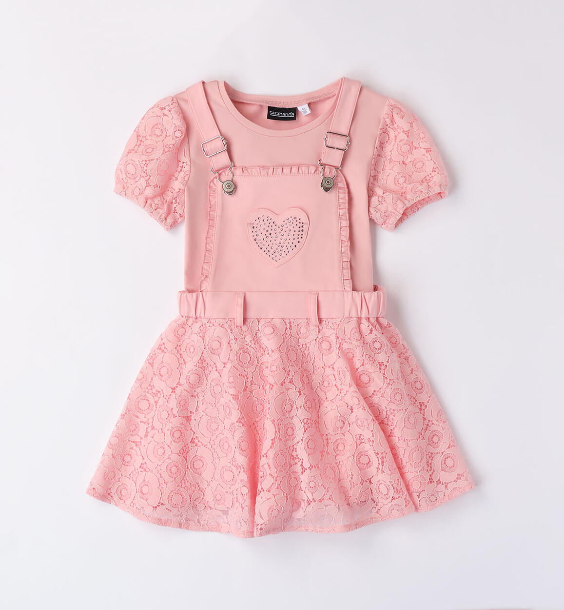 Abito Bambina Maniche Corte - Cotone 100%, Primavera Estate, Con Stampa Bing