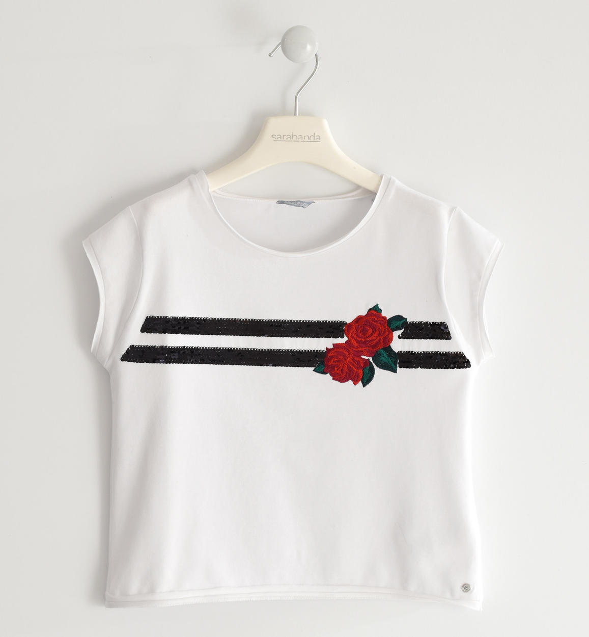 t shirt paillettes reversibili