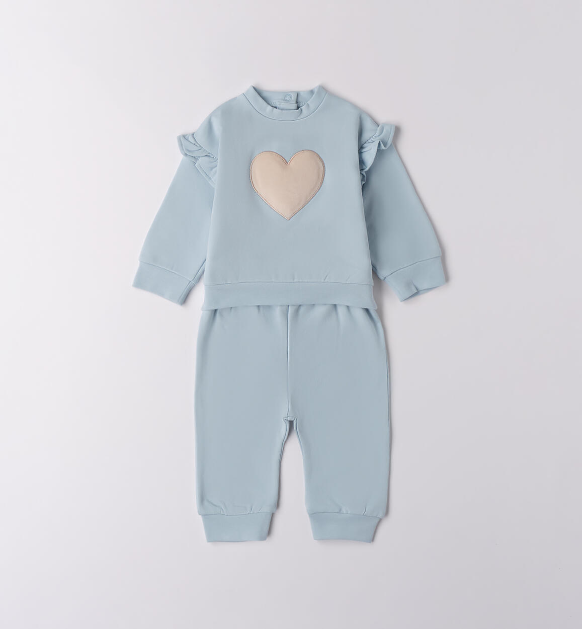 Tuta neonata sportiva AZZURRO