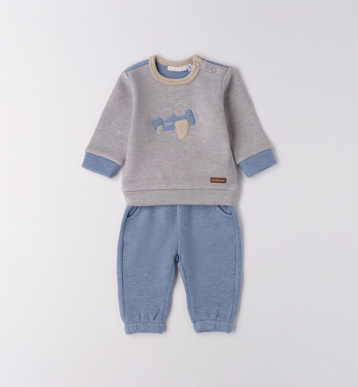 Tuta sportiva neonato GRIGIO