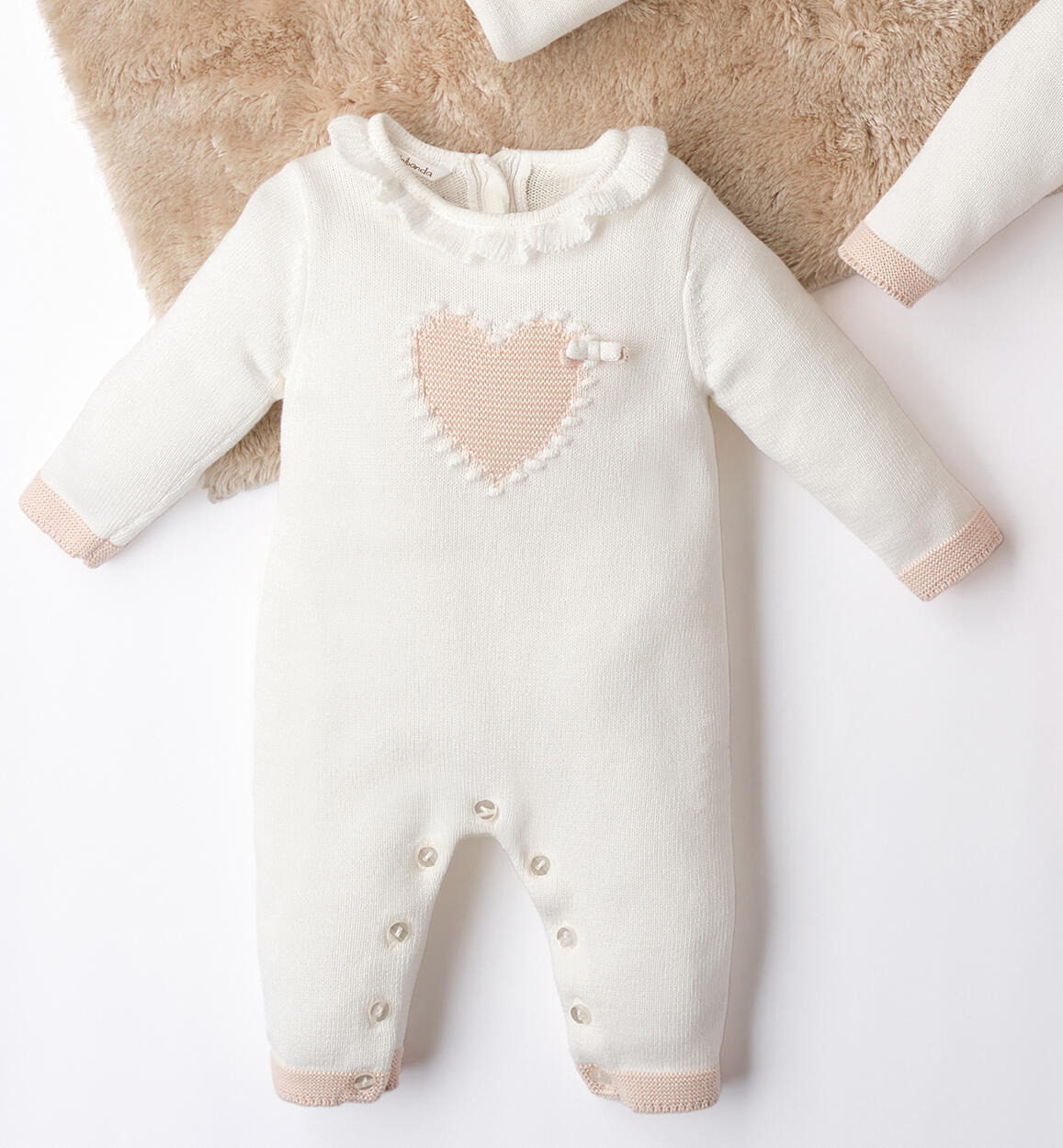 Baby girl romper CREAM