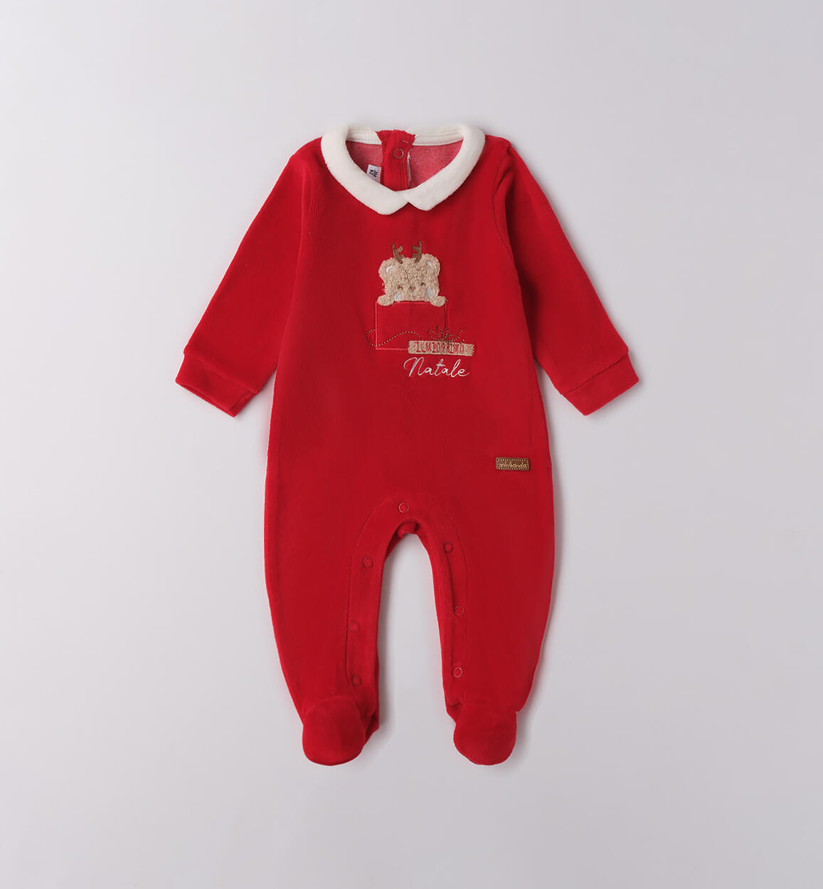 Tutina natalizia neonato ROSSO