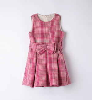 Check dress for girls