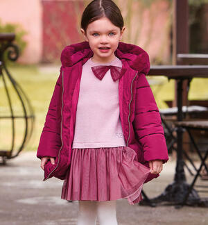 Abito bambina con tulle