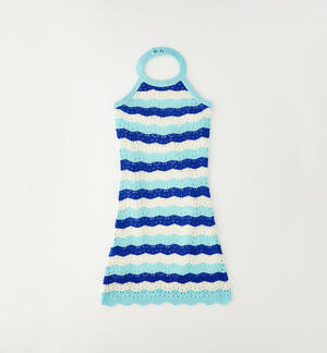Abito bambina in tricot di cotone