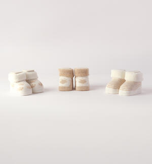 Babbucce neonati 3 pezzi