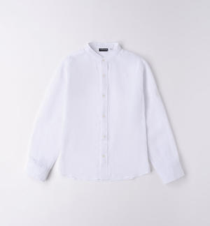 Camicia 100% lino ragazzo