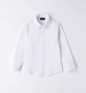 Boys' white shirt WHITE