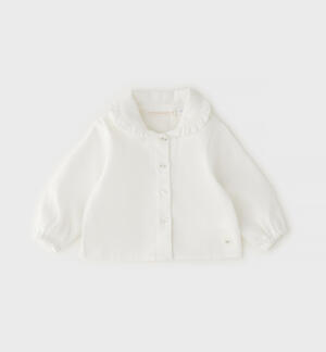 Baby girl's white shirt