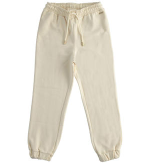 Girl's relax fit jogging pants BEIGE