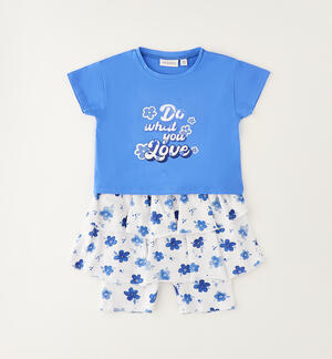 Completo bambina con gonna