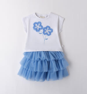 Completo bambina con gonna