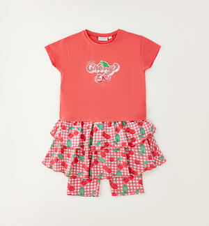 Completo con gonna bambina