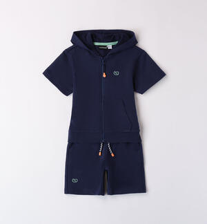Boys' summer outfit in cotton jersey fleece
