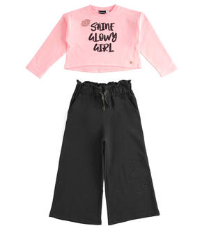Complete sweatshirt and particular trousers PINK