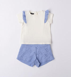 Girl's broderie anglaise dress
