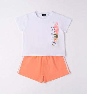Girl's summer sports outfit
