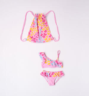 Swimsuit for girls with butterflies