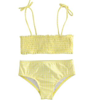 2 PIECES SWIMMING SUIT YELLOW