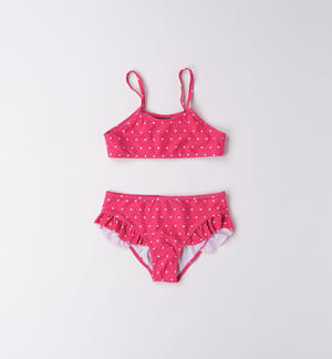 Girl's fuchsia bikini