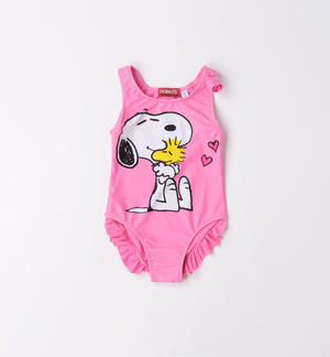 Girl's one-piece Snoopy swimsuit