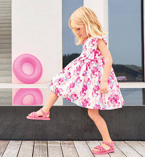 Elegante abito a fiori bambina