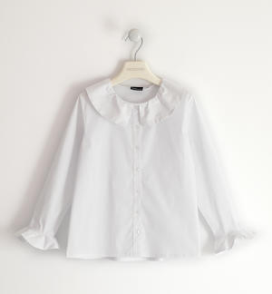Girl's elegant shirt WHITE